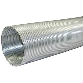 Builder's Best 111586 Semi-Rigid Aluminum Duct with 6" Dia, 8'