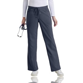 Grey's Anatomy 4232 Junior 5 Pocket Drawstring Pant (Steel, XLT)