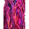 Maker's Craft Recycled Fuzzy Fringes Sari Silk Ribbon Yarn 35yards,