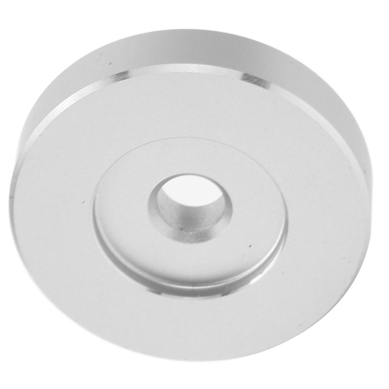 Phonograph Record Adapter Metal Turntable Disc Accessory Replacement Part Silver