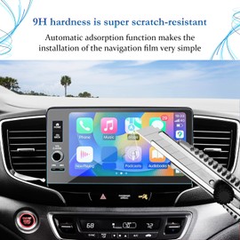 SKTU for 2024 2025 Honda Ridgeline Screen Protector 9 Inch for 2024 2025 Honda Ridgeline Sport, RTL, TrailSport, Black Edition Navigation Honda Ridgeline 2024 2025 Accessories Tempered Glass HD Clear