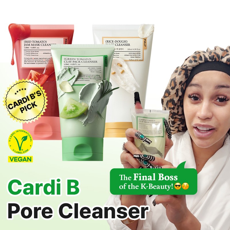 fully Pack Cleanser 120ml+30ml Set &ndash; Green Tomato/ Red Tomato/