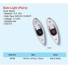 Pactrade Marine Boat Navigational Side Bow Tear Drop Lights Stainless
