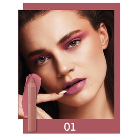 Erinde 2-in-1 Lipstick & Lip Liner Mat, Nude Lipstick 24 Hours Hold, Waterproof & Waterproof Lip Liner Pen, Long Lasting Velvet Lip Glaze, Moisturising Lip Pen