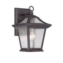 Acclaim 39002BC Aiken Collection 1-Light Wall Mount Outdoor Light Fixture, Black Coral