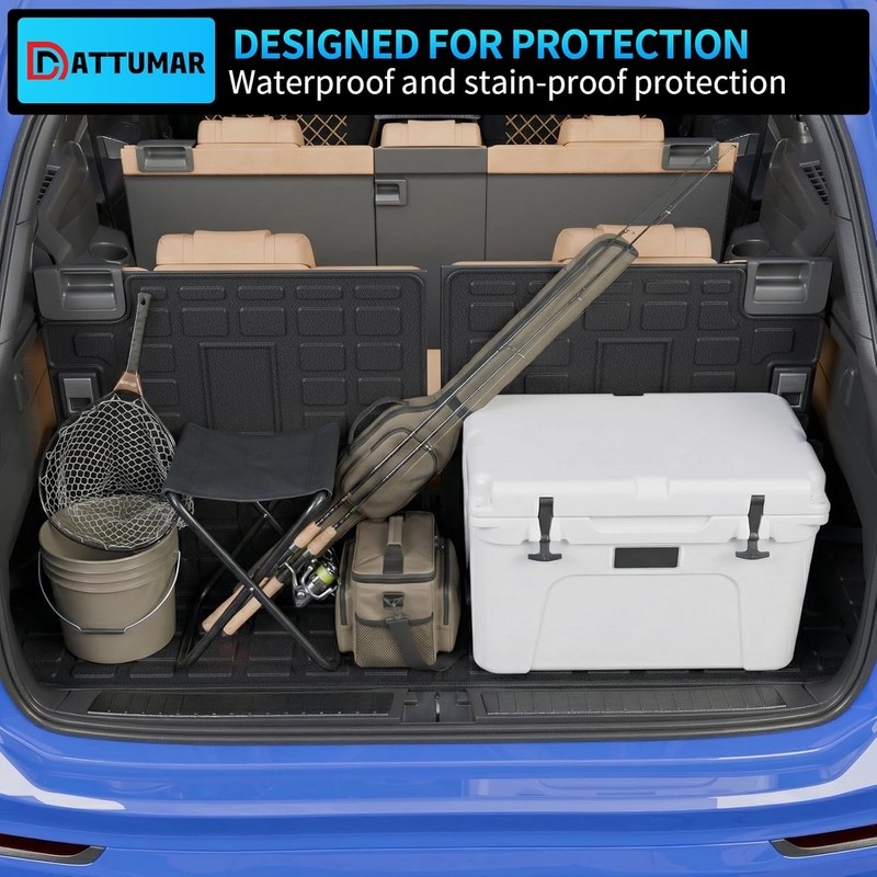 Cargo Mat Compatible with 2010-2024 Toyota 4 Runner 7 Seat