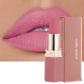 MEITREND MEITREND Lipstick, Matte Lipsticks Long Lasting Red Waterproof Sweatproof Natural Nude Moisturizing Hydrating High Pigted Smooth Velvet Texture Lip Stick Makeup Gift