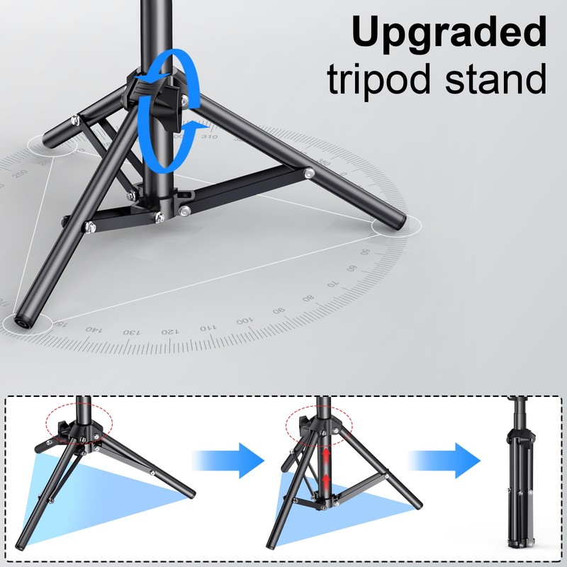 Starlink Mini Tripod Mount with Plate Connector and 1/4" Threaded