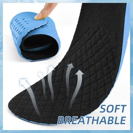 Height Increasing Insoles for Men & Women–Shock Absorbing, Breathable, Replacement Sports Shoe Inserts for All-Day Comfort