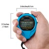 MUSHPORT Waterproof Stopwatch Timer Only Stopwatch Mode, ON/Off Silent No-Clock