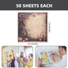 RAINBAM Retro 4 Pack/200 Sheets 3x3 inch Sticky Notes Set,