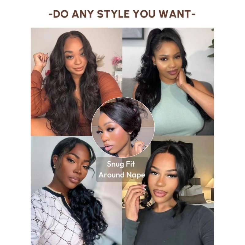 UNICE Pre Everything Body Wave 13x4 Lace Front Wigs Human