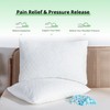 EGOHOME Shredded Memory Foam Pillows, Adjustable Bed Pillows for Side,