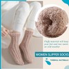 (6 Pairs) ZANZER Fuzzy Socks For Women Slipper Warm Fluffy