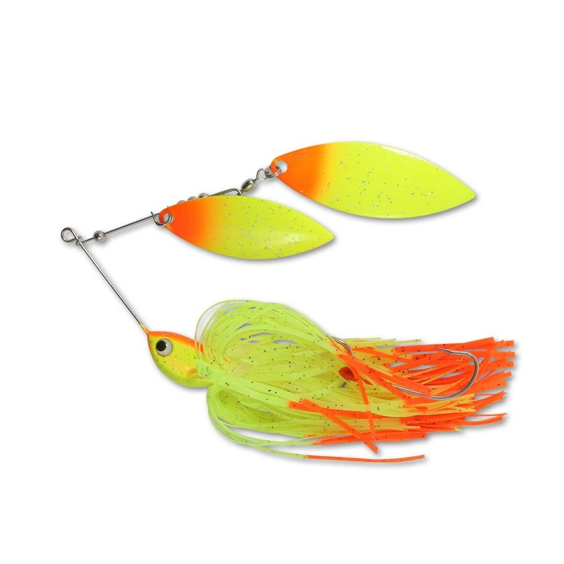 Northland Reed Runner Magnum Double Willow Spinnerbait 3/4oz Blackbird Painted