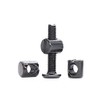 cSeao 10-Pack M6 25mm Black Hex Drive Socket Cap Screws