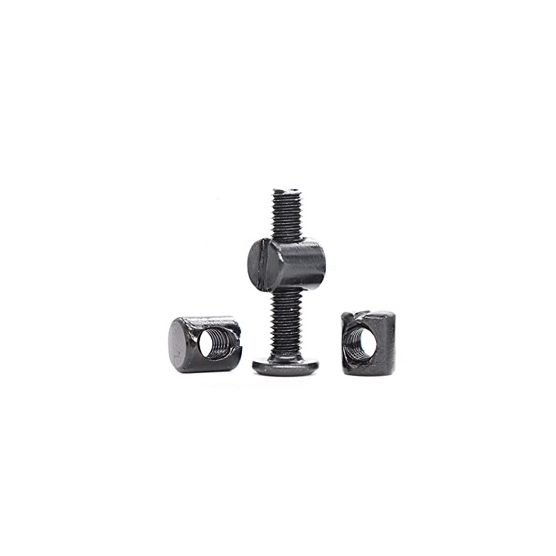 cSeao 10-Pack M6 25mm Black Hex Drive Socket Cap Screws
