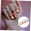 Baluue Daisy Flower Nail Charms of Resin Nail Art Decals