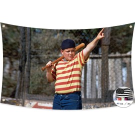 Probsin Sand Lot Hamilton Ham Baseball Funny Flag 3x5 Feet Banner Party Supplies Yard Signs Home Decor Funny Hanging Poster for College Room Man Cave Welcome Photo Backdrop with Brass Grommets