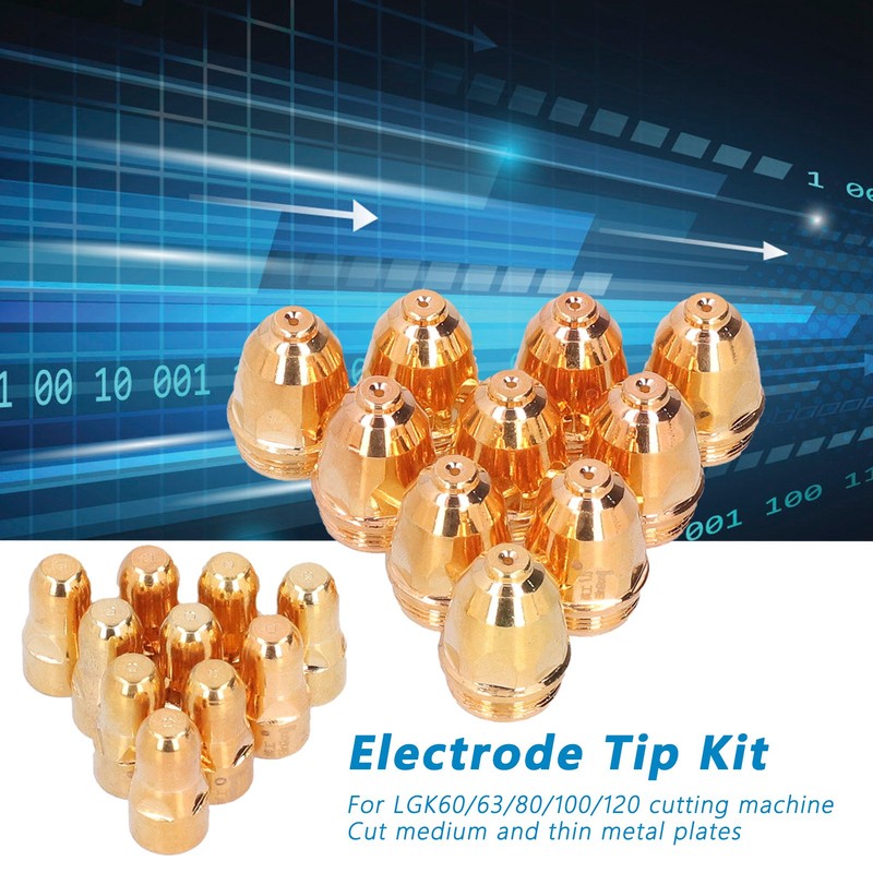 10 Set Plasma Cutter Consumables Electrode Tip Kit Nozzle Torch