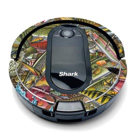 MightySkins Compatible with Shark Iq Robot - Fish Puzzle | Protective, Durable, and Unique Vinyl Decal Wrap Cover | Easy to Apply, Remove, and Change Styles | Made in The USA