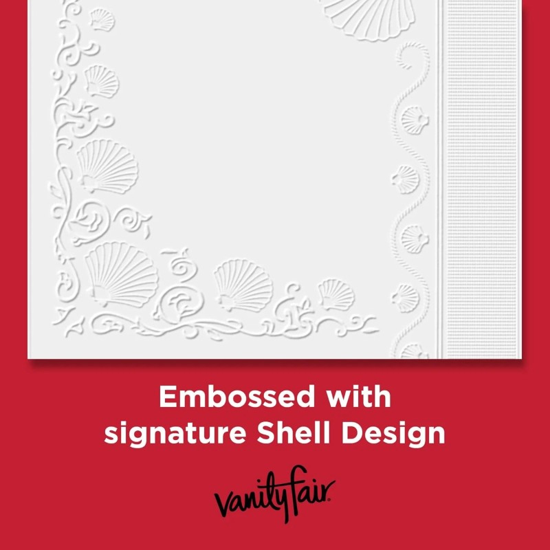 Vanity Fair 200PCS Disposable Napkins Soft Smooth for Daily Use