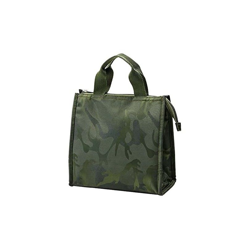 TORUNE BONTE P-3539 Cool Lunch Bag, Square Shape, Camouflage, Green