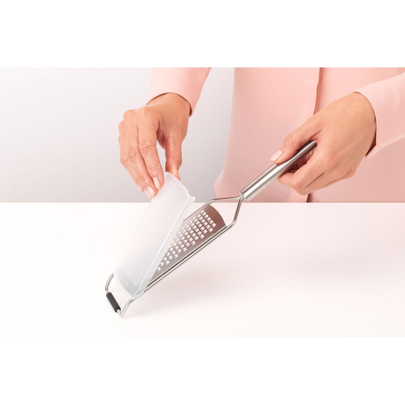 Brabantia grater Profile, coarse, cooking utensil, kitchen aid, Matt Steel,