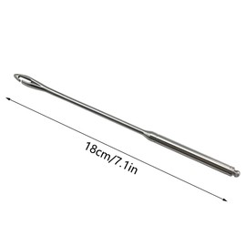 Fishing Hook Remover Tool 18cm Fishing Dehooker Stainless Steel Fishing Hook Extractor Tool for Fishes Catfish Panfish Portable Silver