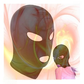 Large Size Head Mask for Training Games, Breathable Role Playing Hood for Men and Women (Show Eyes and Mouth)