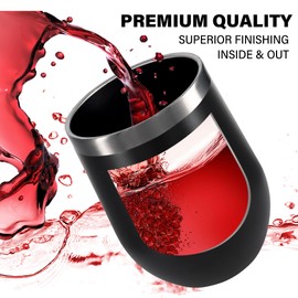 KAIRA Aka Sorority Gifts for Women,Paraphernalia Gifts, Aka Umbrella Sorority,Aka Party Gift,AKA 1908 Wine Tumbler 12oz Stainless Steel with Lid