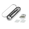 Mirhua Stainless Steel Exfoliator Fish Eye Removes Plantar Dirt and Removes Exfoliates with 10 Replacement Blades