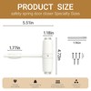 LuleyjorDoor Closers,zinc Alloy Lasts 10 Years,2pcs10 Minute Installation,Automatic Safety Spring