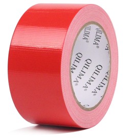 QILIMA Duct Tape Extra Strong 25.1 m x 50 mm - Waterproof Repair Tape for Indoor & Outdoor Fabric Reinforced Repair Tape, 1 Roll (Red)