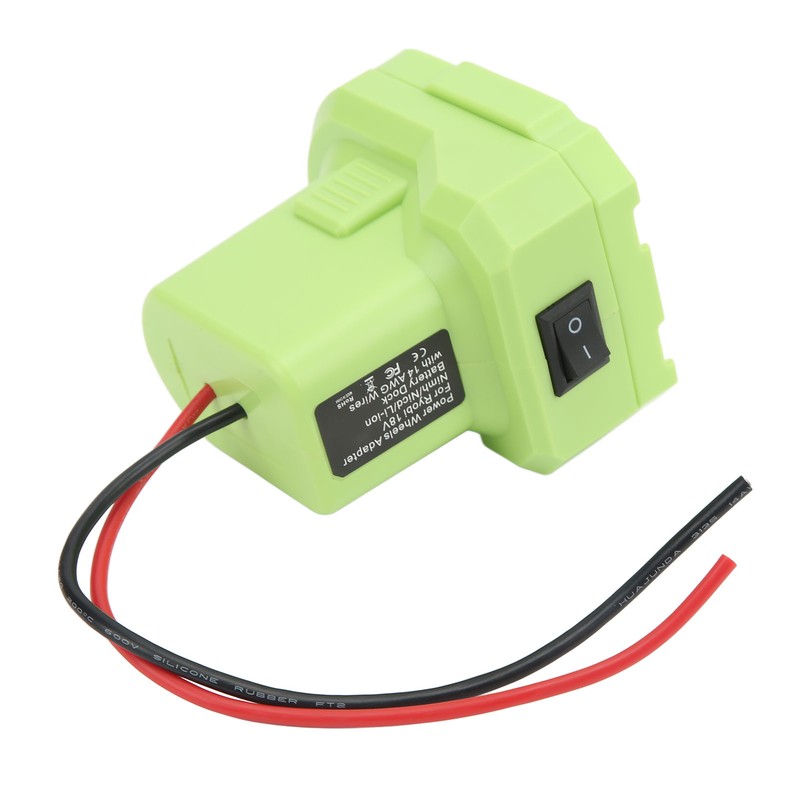 Battery Adapter Converter Dock Power Connector 14AWG with Switch for