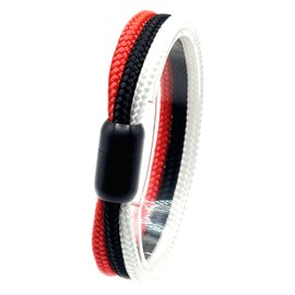 Generisch JoJewelry Frankfurt Fan Bracelet, Nylon, No Gemstone