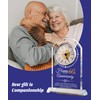 Sttokilly 60th Wedding Anniversary K9 Crystal Quartz Clock,60 Years of