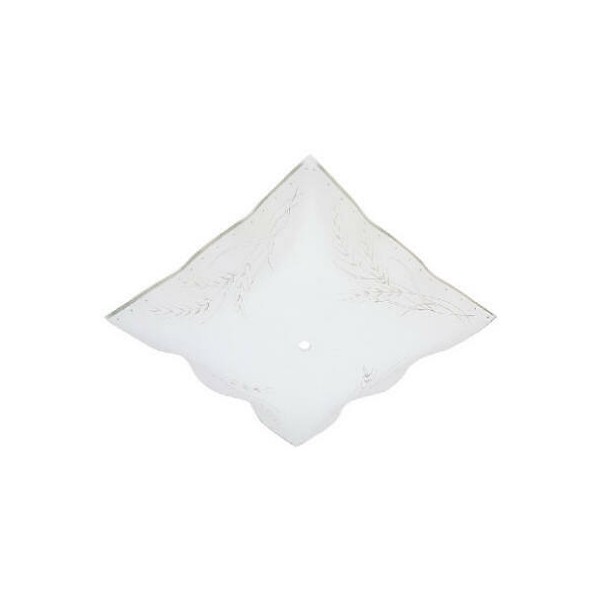 WESTINGHOUSE LIGHTING CORP Ruffled Edge Square Diffuser, 12-In. - Pack
