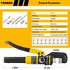 TOORGO 10 Ton Hydraulic Crimping Tool, 12 AWG to 2/0