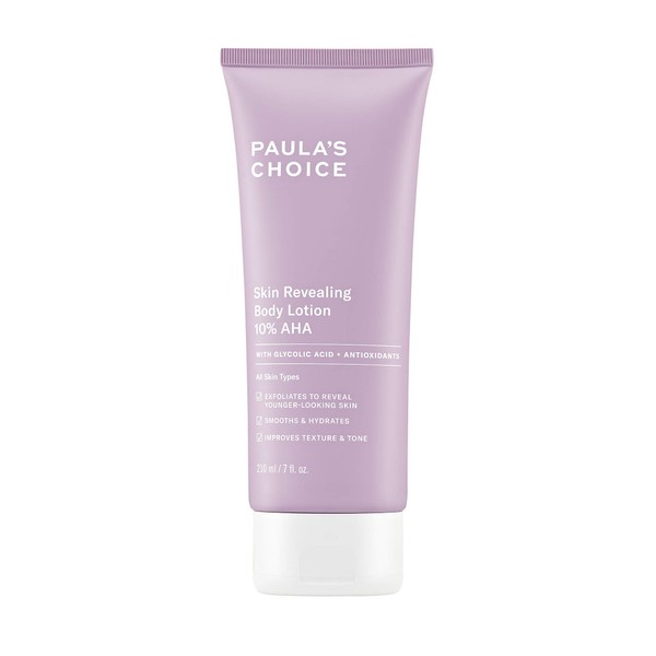 Paula's Choice Skin Revealing Body Lotion 10% AHA, Glycolic Acid & Shea Butter Exfoliant, Moisturizer for Keratosis Pilaris (KP) Prone Skin, 7 Ounce