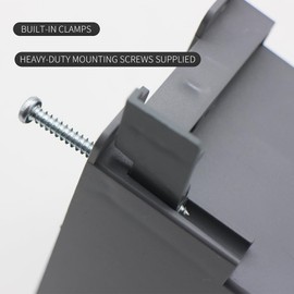 AIRTAK 1-Gang Old Work Electrical Outlet Box, Plastic Junction Box for Switches,14Cu in Outlet Box,for Home Improvement, AWG Standard,ETL Listed and Fire Rated for 2 Hours(1 Pack).