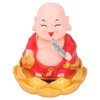 Nodding Smiling Buddha Maitreya Automatic Laughing Car Dashboard Solar Buddha
