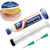 Essmetuin Desoldering Wick and Soldering Flux Paste for Electronics Repair,