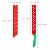 DECHOUS Watermelon Knife with Sleeve: Long Serrated Watermelon Knife for