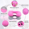 XiXiRan Inflatable Travel Pillow, Portable Comfortable Neck Pillow, Quick Inflation,