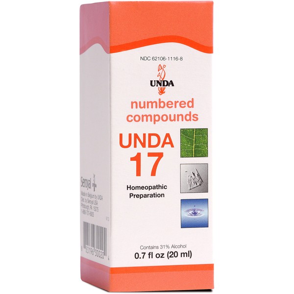 UNDA 17 Numbered Compounds | Homeopathic Preparation | 0.7 fl. oz.