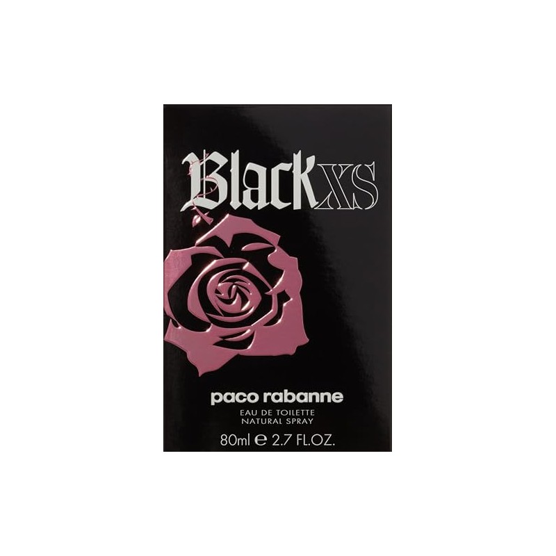 Black XS by Paco Rabanne for Women 2.7 oz Eau