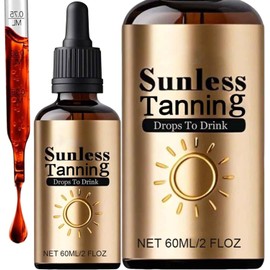 2026 Las Gotas de Bronceado Sin Sol para Beber,Gotas de Bronceado Potables, Intensificador de Bronceados,No se Requiere Sol para Impulsar Naturalmente La Melanina para La Cara y El Cuerpo (1 botella)