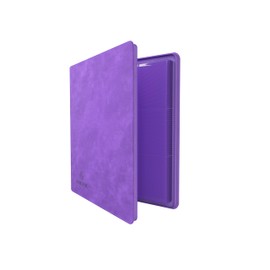 Gamegenic Zip-Up Album 24-Pocket, Organize Standard and Japanese Size Collectible Cards, Premium Card Game Protector, Holds up to 480 Cards, Ideal for Playset Collections, Purple Color