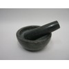 Marron Marble Pestle & Mortar Set in Natural Size: 3